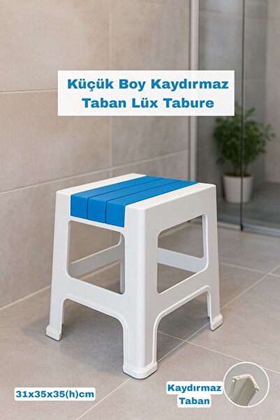 Funny Life Küçük Boy Kaydırmaz Tabanlı Lüx Banyo Taburesi - Günlük Kullanım Ç...