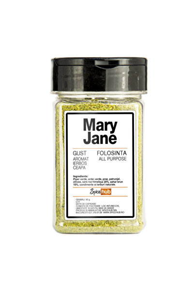 Spicehub Mix Mary Jane, condiment premium pentru paste, pizza si salate mediteraneene, 90g