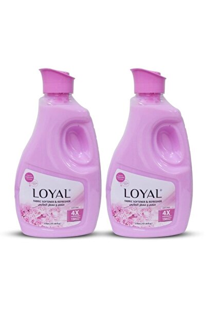 Loyal منعم ومعطر أقمشة مركز برائحة الورد الناعم، 150 غسلة، 2 × 3000 مل