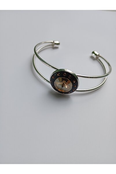 OEM Adjustable bracelet with Swarovski crystal 12mm Golden Sun