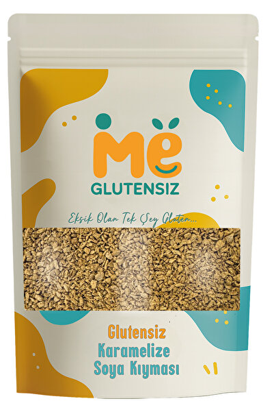 250 Gr Glutensiz Karamalize Soya Kıyması (Saf, Doğal ve Orijinal)