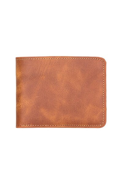 AbbasShop محفظة بيير الجلدية للرجال TN11 تان