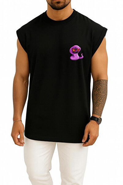 Bahriyeli Collection قصة فضفاضة إيكانز كيب مطبوع أتليت