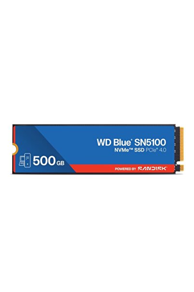 WD Blue SN5100 500GB NVMe SSD PCLe 4.0 Okuma 6600MS - Yazma 5600MS M.2 Ssd