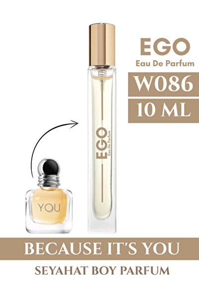 homeartplus W086 - Ego Seyahat boy 10 ml ( BECAUSE ITS YOU ) Parfüm