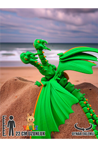 YAGLİZ Ejderhanı Nasıl Eğitirsin İki Başlı Ejderha – Oynar Eklem Hareketli Fi...