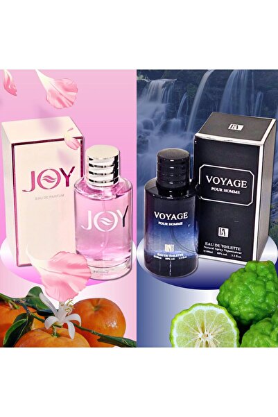 Joy Set of 2 Perfumes for Her and Him