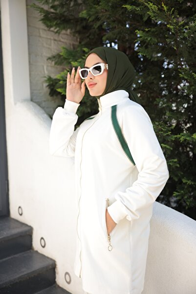 Ryzi Moda Hijab Tracksuit Sports Set with Zipper