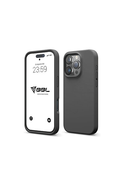BABİLDEN iPhone 16Pro Max Uyumlu Kılıf İnce Sıvı Silikon 3 Katmanlı Tam Kapla...