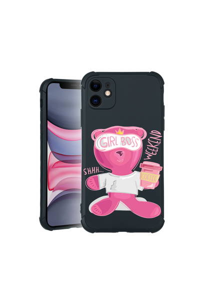 bestcase Carcasă Pro Shock pentru Apple iPhone 11, cu design Teddy Bear - Gril Boss, 3100024 ASB 1569