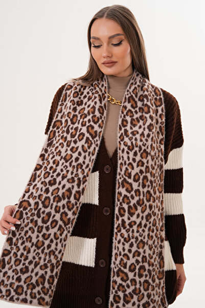 Ritagarcia Trend Animal Print Scarf | Leopard Patterned Design Shawl | Soft Textured Quality Women's Winter Accessory