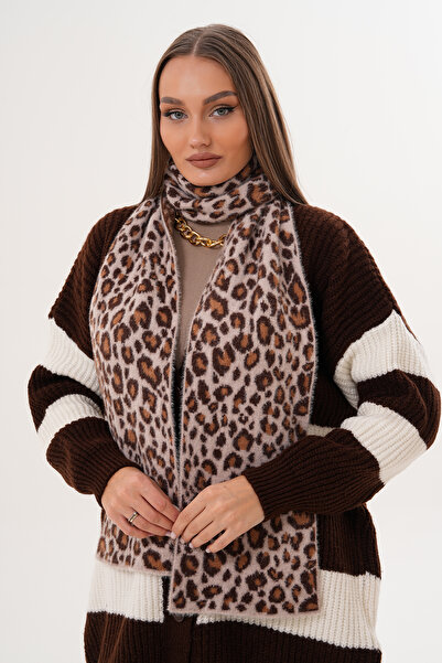 Ritagarcia Trend Animal Print Scarf | Leopard Patterned Design Shawl | Soft Textured Quality Women's Winter Accessory