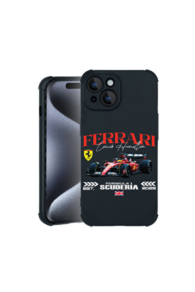 bestcase Carcasă Pro Shock pentru Apple iPhone 15, cu design Ferrari Scuderia...