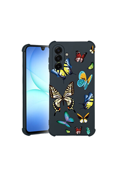 bestcase Carcasă Pro Shock pentru Samsung Galaxy A17, cu design fluturi în cu...