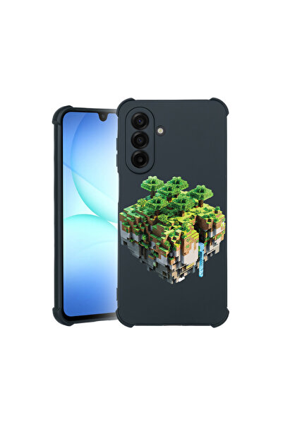 bestcase Carcasă Pro Shock pentru Samsung Galaxy A36 5G, cu design Minecraft,...
