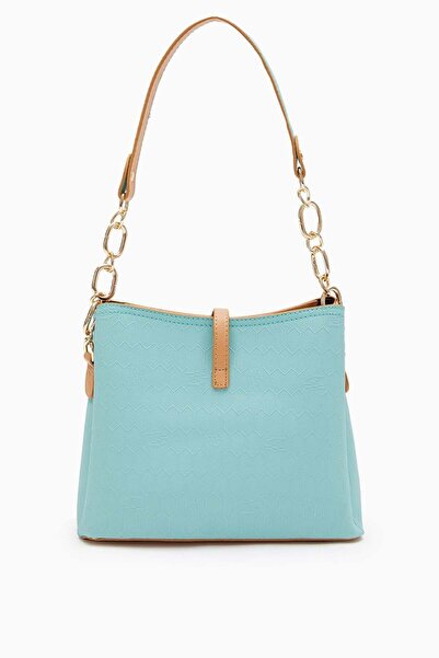 Levidor Lazer Printed Women's Shoulder Bag - Water Green