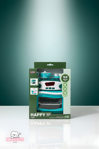 NinoToys مجموعة فرن الدمى وبيت الدمى