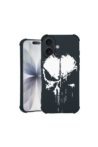 bestcase Carcasă Pro Shock pentru Apple iPhone 15 Pro Max, cu design Punisher...