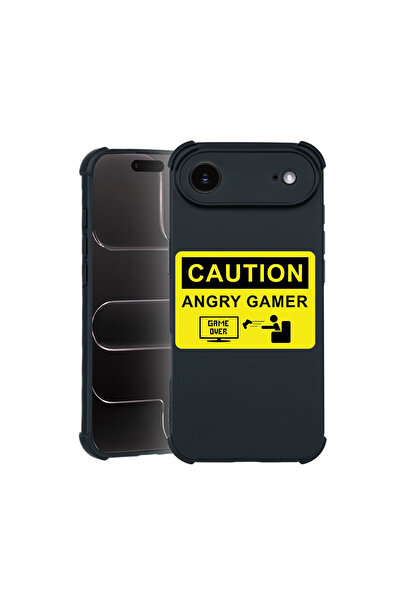 bestcase Carcasă Pro Shock pentru Apple iPhone 17 Air, cu design Angry Gamer,...