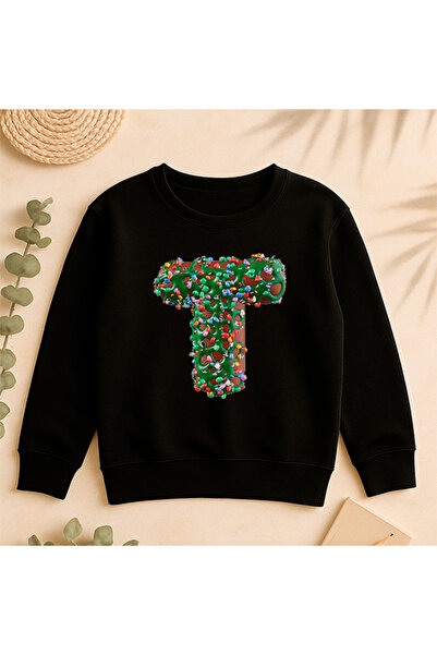 SVART WEAR Sweatshirt Casual Front Side Printed 100% Cotton Fancy Crew Neck Oversize