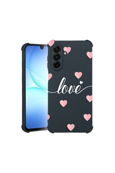 bestcase Carcasă Pro Shock pentru Samsung Galaxy A16, cu design Love Flying Hearts, 3100020 ASB 85
