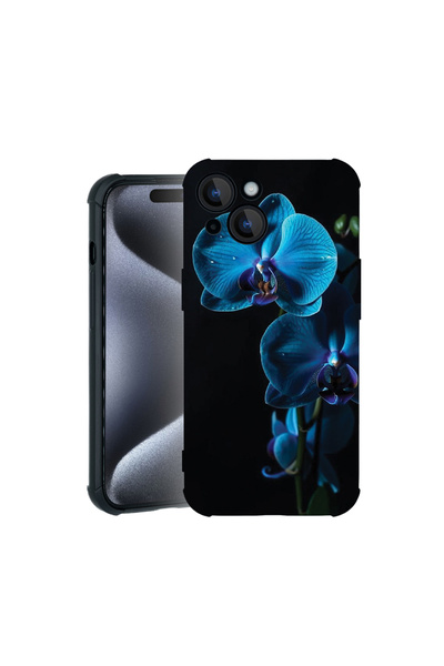 bestcase Carcasă Pro Shock pentru Apple iPhone 15, cu design Blue Orchid, 310...