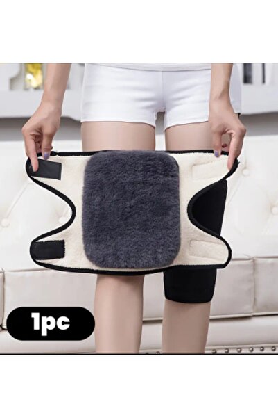 ORGANICYOU GANZHOU Diz Isıtıcı Kılıf:Sonbahar&Kış için Kuzu Yününden Yapılmış...