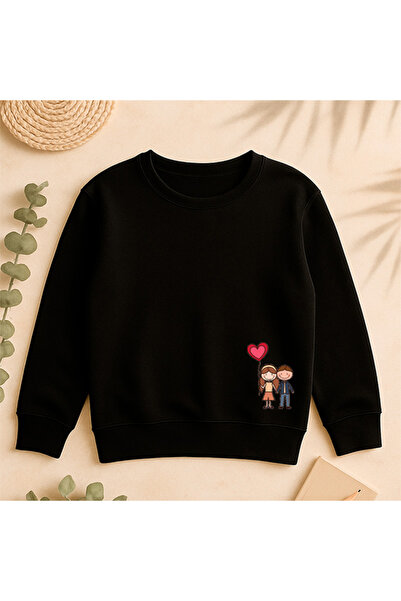 SVART WEAR Sweatshirt Daily cu imprimare pe partea din față 100% bumbac Fancy...