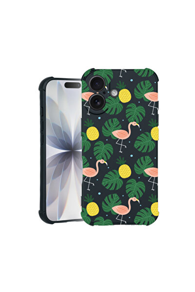 bestcase Carcasă Pro Shock pentru Apple iPhone 14 Pro Max, cu design Flamingo...
