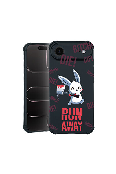 bestcase Carcasă Pro Shock pentru Apple iPhone 17 Air, cu design Run away!, 3...