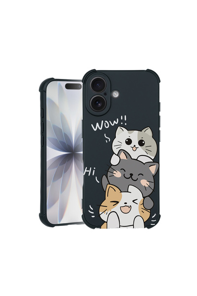 bestcase Калъф Pro Shock за Apple iPhone 14 Pro Max, с дизайн Cat Wow, 310003...