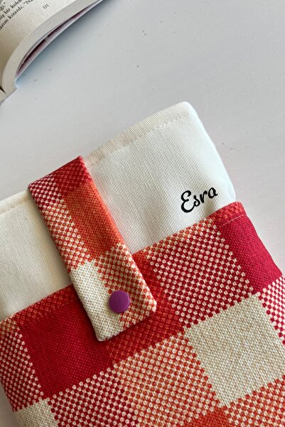 Outlet Çarşım Personalized Book Cover with Pocket