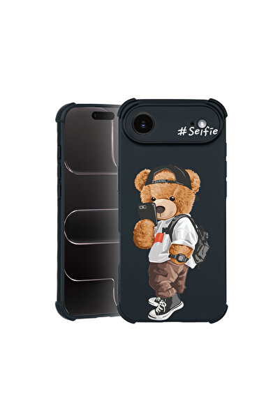bestcase Θήκη Pro Shock για Apple iPhone 17 Air, με σχέδιο selfie αρκουδάκι, ...