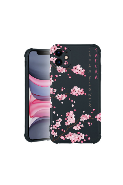 bestcase Carcasă Pro Shock pentru Apple iPhone 11, cu design Cherry Blossom, ...