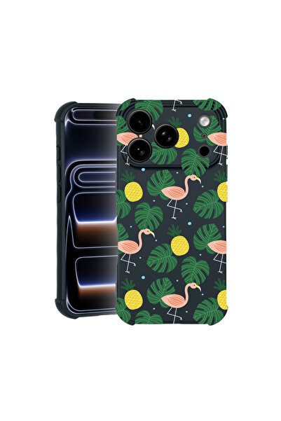 bestcase Калъф Pro Shock за Apple iPhone 17 Pro, с дизайн Фламинго, 3100038 A...