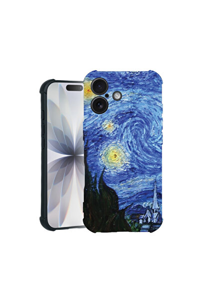 bestcase Carcasă Pro Shock pentru Apple iPhone 17, cu design Van Gogh - Noapte înstelată, 3100037 ASB 1269