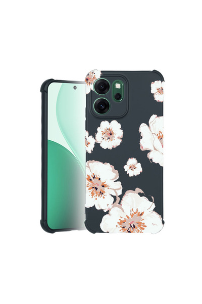 bestcase Carcasă Pro Shock pentru Oppo Reno 14F / FS, cu design în culori pastelate - Flori, 3100041 ASB 499