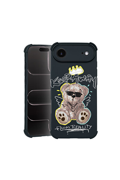 bestcase Θήκη Pro Shock για Apple iPhone 17 Air, με σχέδιο αρκουδάκι, κρατήστ...