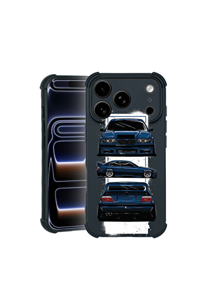 bestcase Carcasă Pro Shock pentru Apple iPhone 17 Pro, cu design BMW E36, 310...