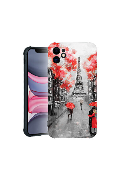 bestcase Carcasă Pro Shock pentru Apple iPhone 11, cu design Turnul Eiffel di...