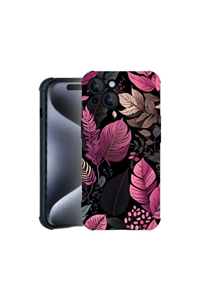 bestcase Carcasă Pro Shock pentru Apple iPhone 15, cu design pene de trandafir, 3100031 ASB 1163