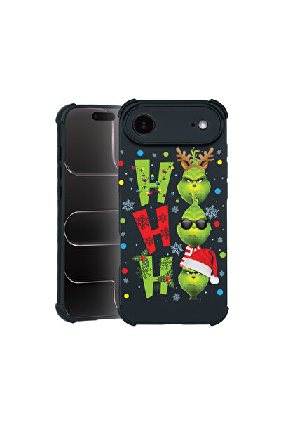 bestcase Калъф Pro Shock за Apple iPhone 17 Air, с дизайн Grinches - Ho Ho Ho...