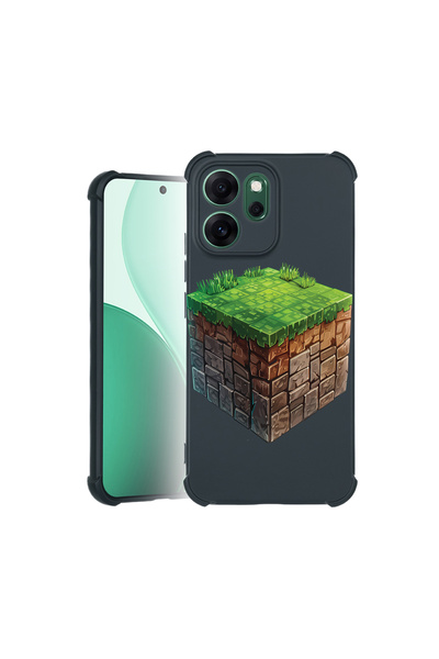 bestcase Carcasă Pro Shock pentru Oppo Reno 14F / FS, cu design Minecraft Wor...