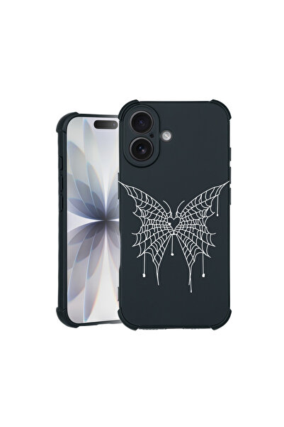 bestcase Carcasă Pro Shock pentru Apple iPhone 16 Pro Max, cu design fluture,...