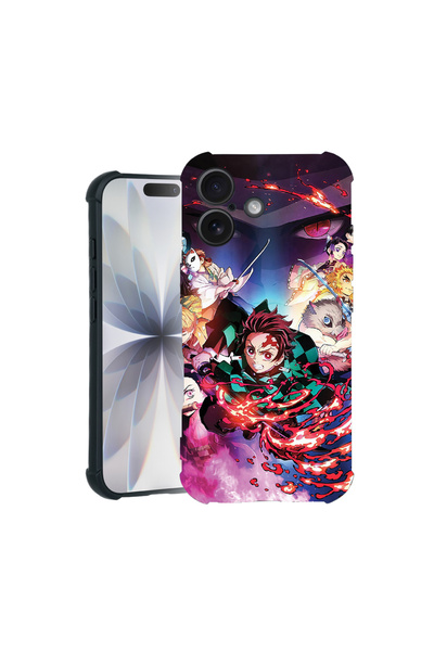 bestcase Carcasă Pro Shock pentru Apple iPhone 15 Pro Max, cu design Demon Sl...