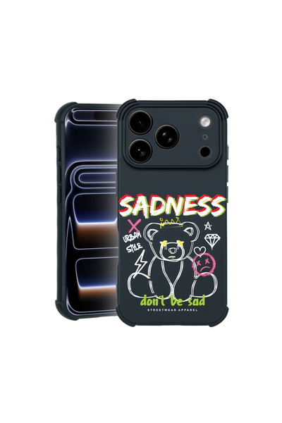 bestcase Θήκη Pro Shock για Apple iPhone 17 Pro, με σχέδιο αρκουδάκι με θλίψη...