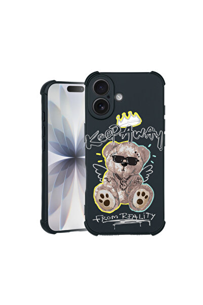 bestcase Θήκη Pro Shock για Apple iPhone 14 Pro, με σχέδιο αρκουδάκι, κρατήστ...