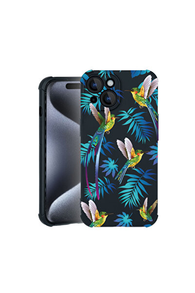 bestcase Carcasă Pro Shock pentru Apple iPhone 15, cu design Wild Tropical, 3...
