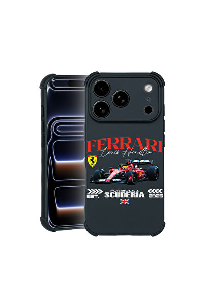 bestcase Carcasă Pro Shock pentru Apple iPhone 17 Pro, cu design Ferrari Scud...