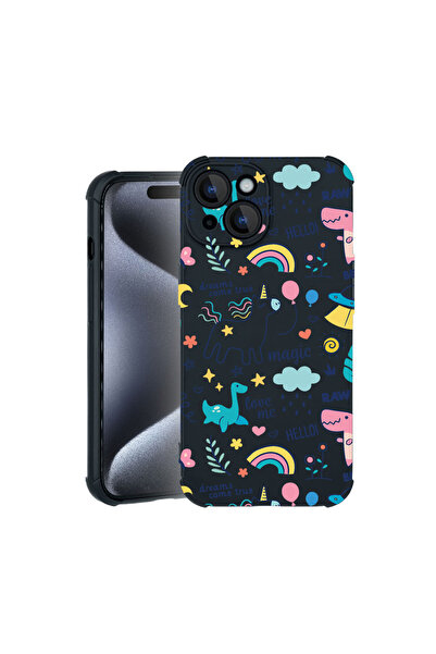 bestcase Carcasă Pro Shock pentru Apple iPhone 15, cu design Unicorn - Dreams Come True, 3100031 ASB 759
